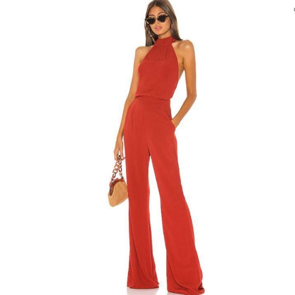 SOLD!!  NWT Flynn Skye Ava Jumpsuit in Spice - Picture 2 of 5